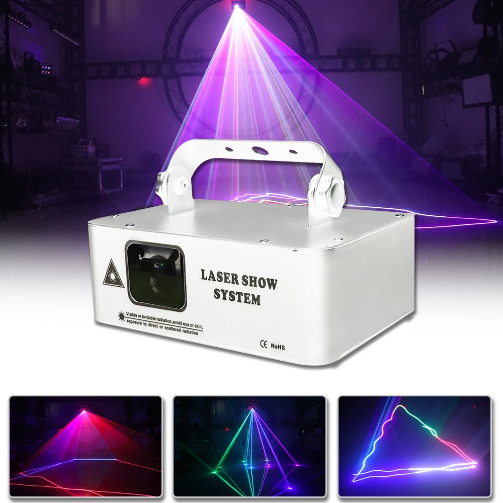 

Лазерный сценический прожектор RGB 500 МВт с эффектом DMX, линейный сканер, проектор для диджея, дискотеки, танцев, свадьбы, праздника, вечеринки, бара, клуба