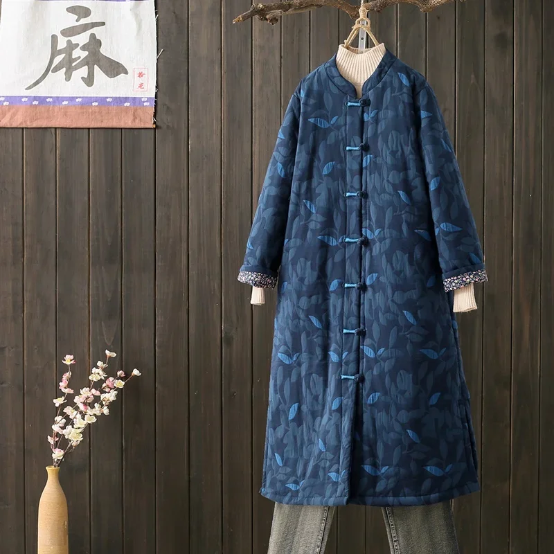 2020 Winter Women Vintage Robe Parkas Cotton Linen Coats Floral Jacket Chinese Style Clothing Women Warm Parkas 11713
2020 Winter Women Vintage Robe Parkas Cotton Linen Coats Floral Jacket Chinese Style Clothing Women Warm Parkas 11713