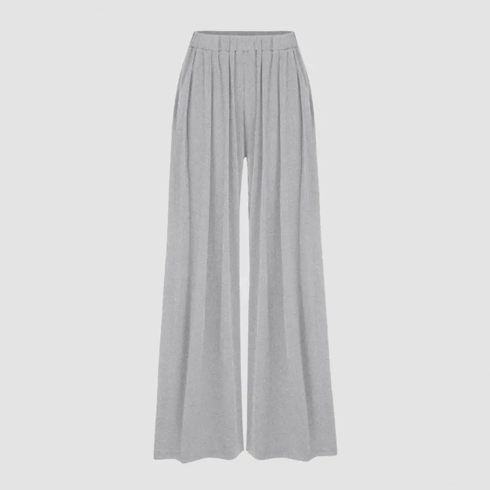 Comfortable Long Trousers Stylish Women's Wide Leg Pants with Elastic Waist Pockets for Casual Streetwear Fashion Loose Fit
Comfortable Long Trousers Stylish Women's Wide Leg Pants with Elastic Waist Pockets for Casual Streetwear Fashion Loose Fit