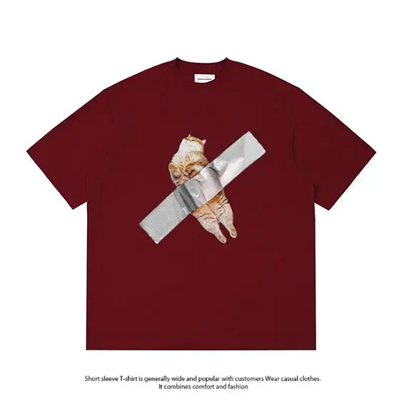 summer pure cotton short-sleeved T-shirt fat orange heavy ins national fashion merican half-sleeved loose versatile cute couple
summer pure cotton short-sleeved T-shirt fat orange heavy ins national fashion merican half-sleeved loose versatile cute couple
