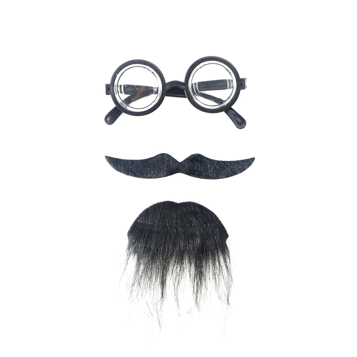

Novelty Halloween Costumes Self Adhesive Fake Eyebrows Beard Moustache Kit Facial Hair Cosplay Props Disguise Decoration