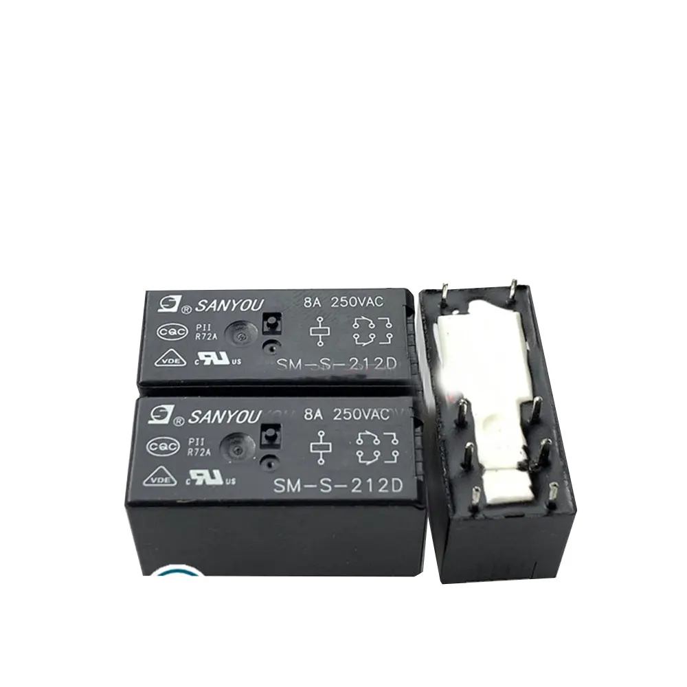 10PCS relay SM-S-212D two sets of conversion 8PIN 8A250VAC instead of HF115F-012-2ZS4
10PCS relay SM-S-212D two sets of conversion 8PIN 8A250VAC instead of HF115F-012-2ZS4