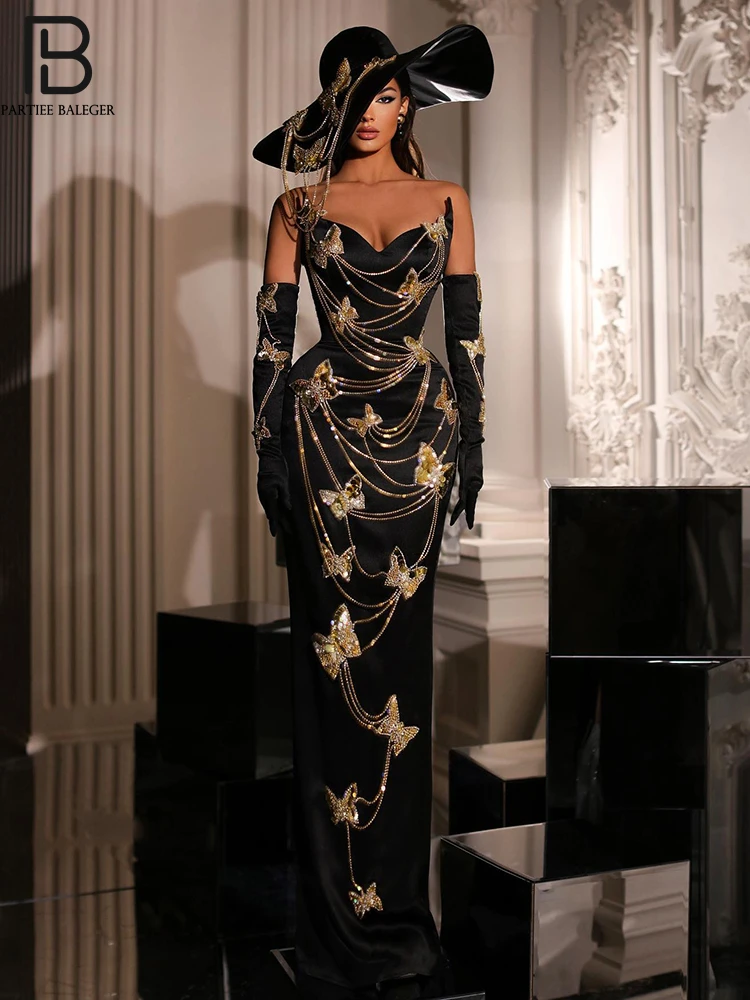 PB Formal Occasion Dresses Female Clothing Butterfly Chain Long Birthday Evening Party Sexy Luxurious Vestido 2023 New Arrival
PB Formal Occasion Dresses Female Clothing Butterfly Chain Long Birthday Evening Party Sexy Luxurious Vestido 2023 New Arrival