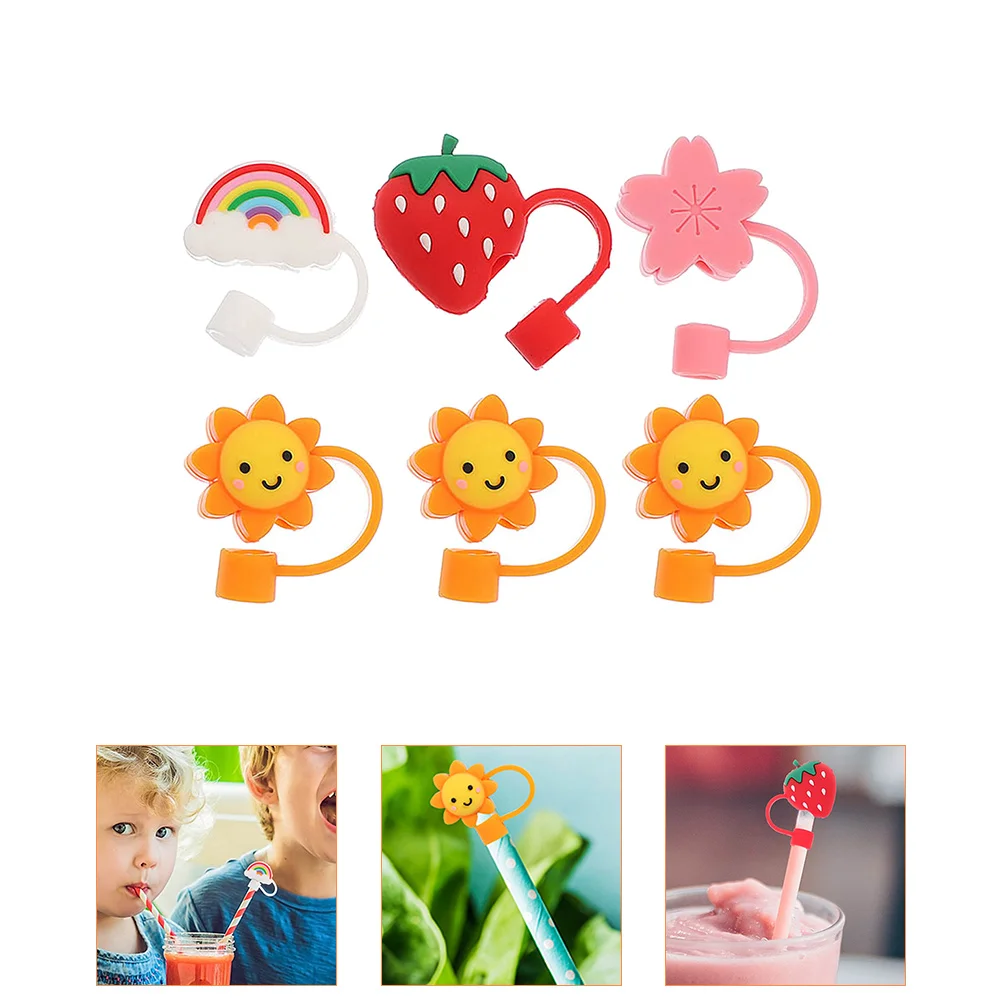 6 Pcs Straw Dust Plug Reusable Tips Covers Glass Straws Drinking Caps End Protectors Silicone Stopper Water Cup for Supplies
6 Pcs Straw Dust Plug Reusable Tips Covers Glass Straws Drinking Caps End Protectors Silicone Stopper Water Cup for Supplies