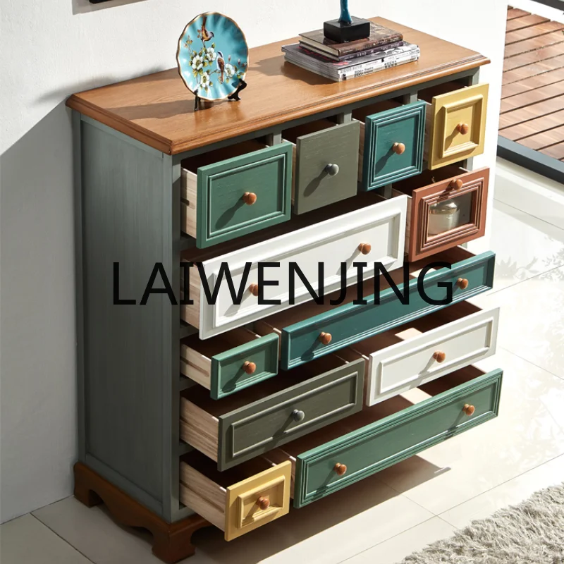 American RWJ Chest of Drawers Solid Wood Storage Vintage Drawer Curio Cabinet
American RWJ Chest of Drawers Solid Wood Storage Vintage Drawer Curio Cabinet