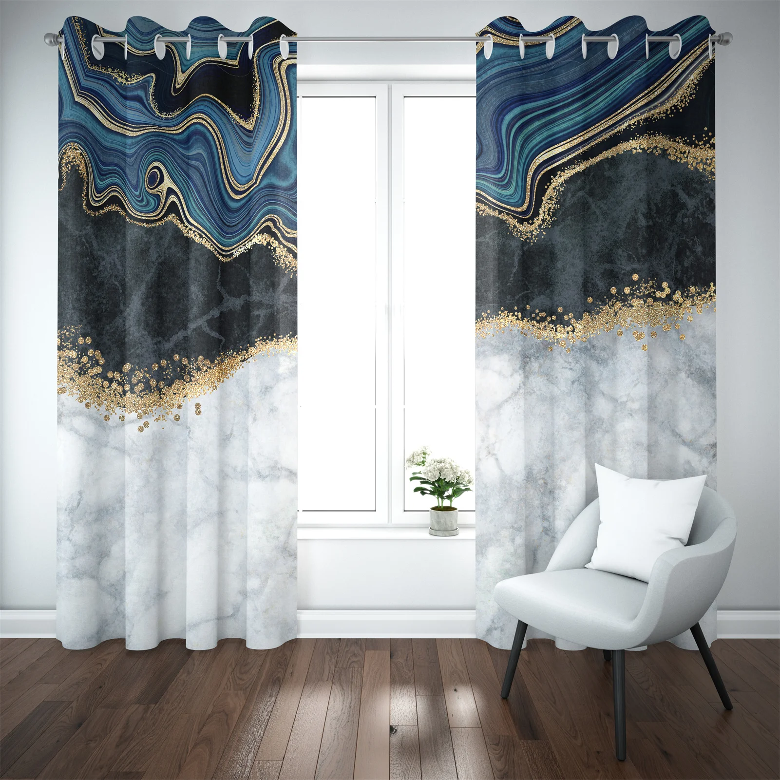 3D Modern Pink Gold Marble Abstract Art Design Thin 2 Pieces Light Filtering Curtain for Living Room Bedroom Window Drape Decor
3D Modern Pink Gold Marble Abstract Art Design Thin 2 Pieces Light Filtering Curtain for Living Room Bedroom Window Drape Decor