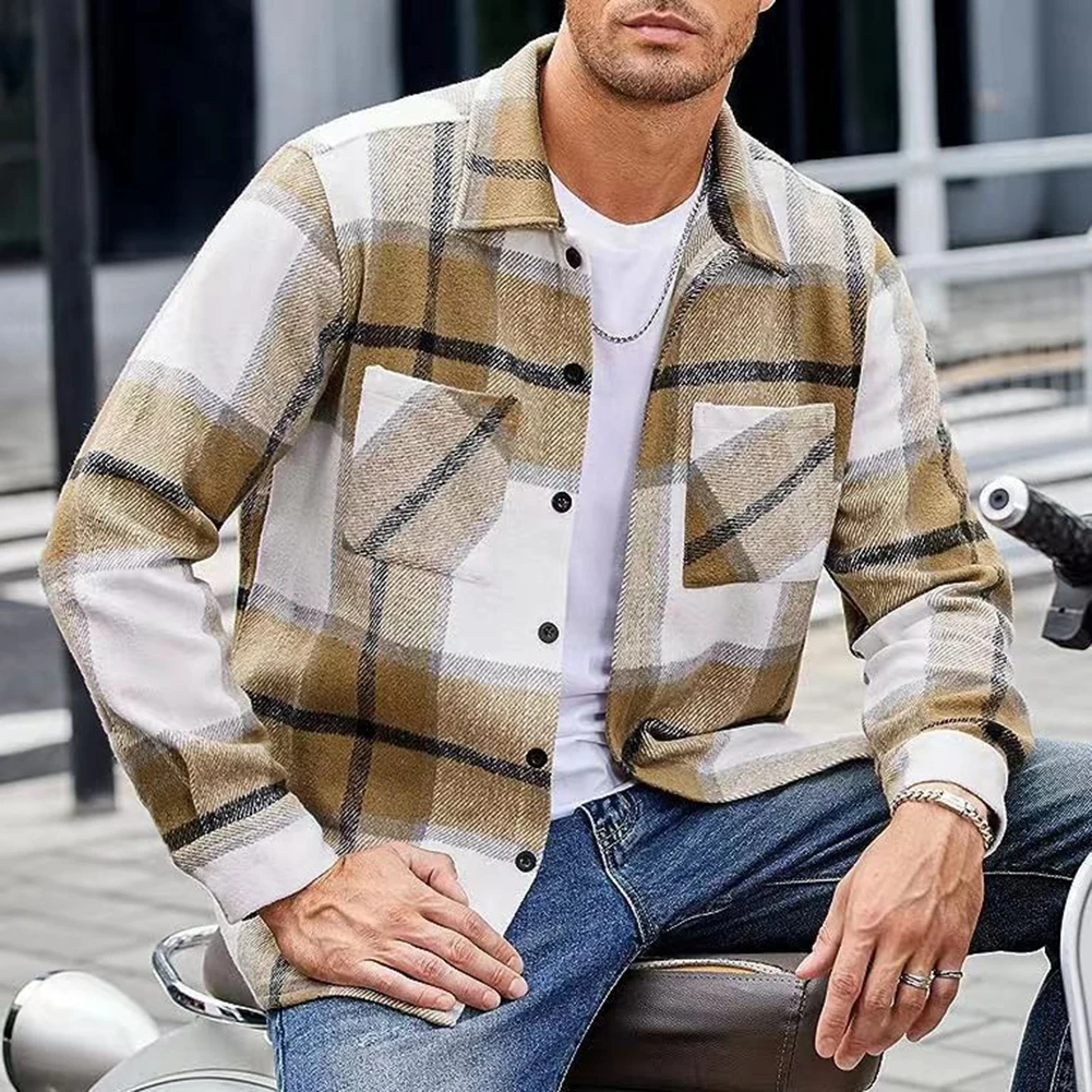 Men's Plaid Warm Thickened Long Sleeve Lapel Shirts Button Down Coat Tops M 4XL Size Stay Cozy and Fashionable
Men's Plaid Warm Thickened Long Sleeve Lapel Shirts Button Down Coat Tops M 4XL Size Stay Cozy and Fashionable