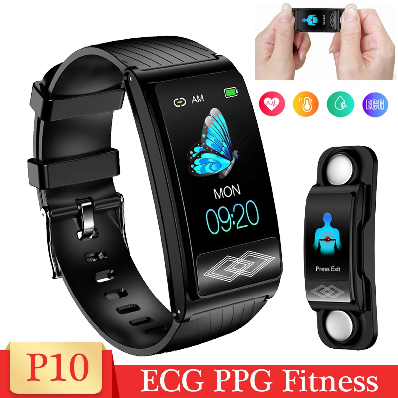 P10 ECG PPG Smart Bracelet Men Smart Watch Women Blood Oxygen Pressure Monitor Smart Band Heart Rate IP67 Waterproof Wristband
P10 ECG PPG Smart Bracelet Men Smart Watch Women Blood Oxygen Pressure Monitor Smart Band Heart Rate IP67 Waterproof Wristband