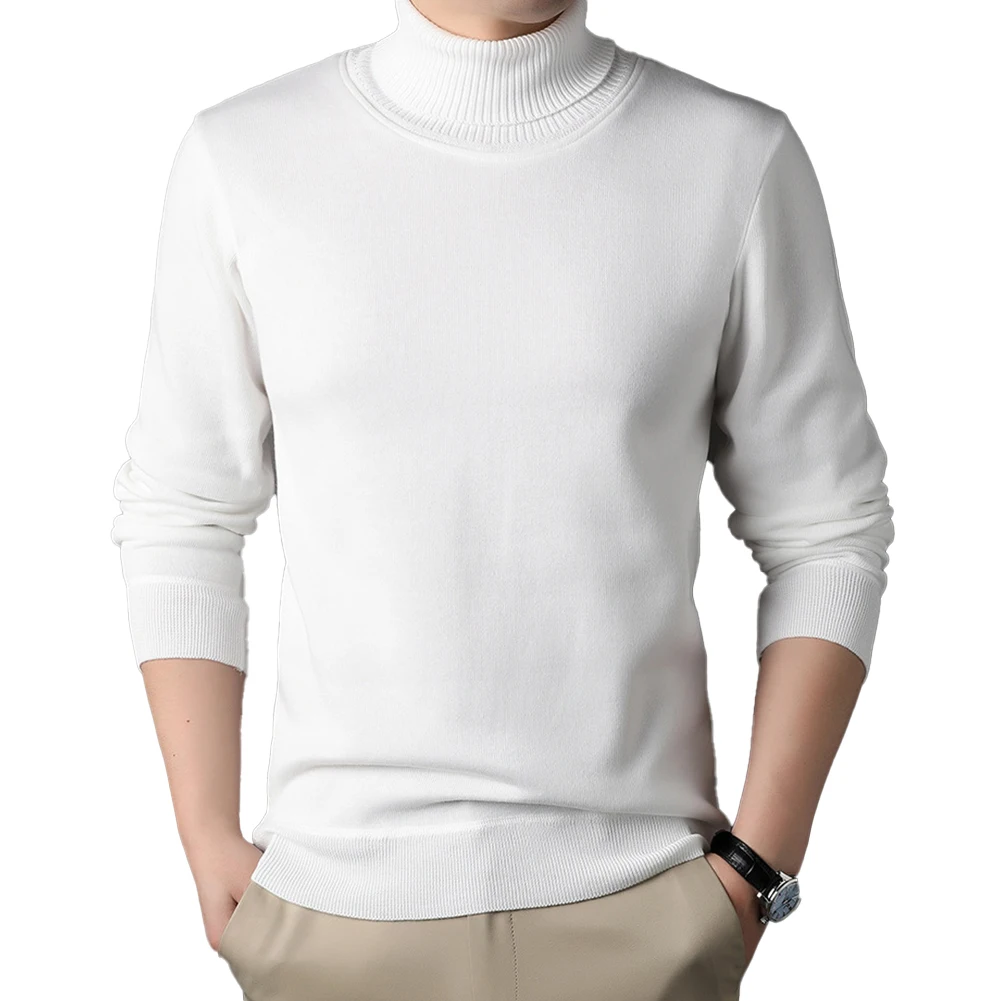 Men's Turtleneck Sweater Thicken Pullover Knit Top Fleece Lined Perfect for Daily Wear in Spring Autumn and Winter
Men's Turtleneck Sweater Thicken Pullover Knit Top Fleece Lined Perfect for Daily Wear in Spring Autumn and Winter