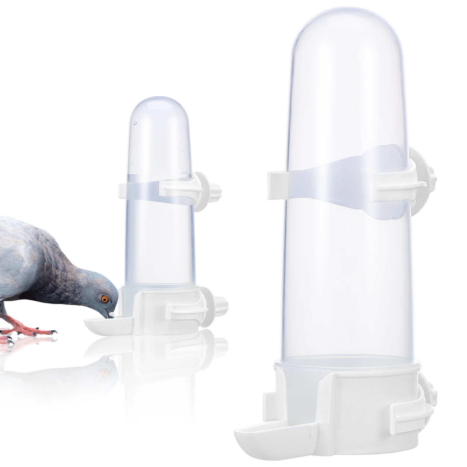 

Bird Drinker Automatic Feeder Indoor Parakeet Food Holder Cage Bowl Parrot Cups Birds Feeding Tool For Drinking Glasses