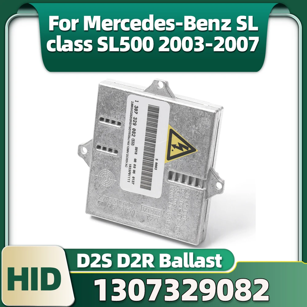 Xenon HID Headlight D2S D2R Ballast 1307329082 Control Unit 63127176068 For Mercedes-Benz SL Class SL500 2003 2004 2005 20062007
Xenon HID Headlight D2S D2R Ballast 1307329082 Control Unit 63127176068 For Mercedes-Benz SL Class SL500 2003 2004 2005 20062007