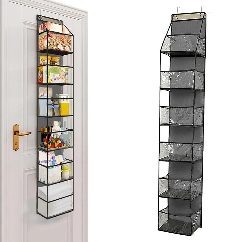 1PC 6-Layer Hanging Organizers for Closet Clothes Shoes Hanger Pouch with Transparent Grid Design Home Space Saving Storage Bag 
1PC 6-Layer Hanging Organizers for Closet Clothes Shoes Hanger Pouch with Transparent Grid Design Home Space Saving Storage Bag