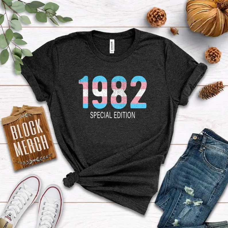 1982 Birthday Shirt 9th Birthday 1982 Transgender Gift 100% cotton Streetwear y2k Unisex Female Clothes harajuku Drop shipping
1982 Birthday Shirt 9th Birthday 1982 Transgender Gift 100% cotton Streetwear y2k Unisex Female Clothes harajuku Drop shipping