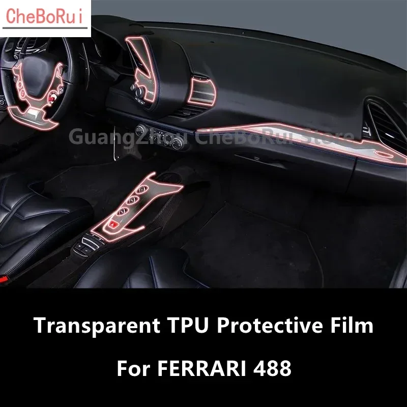 Для автомобильной внутренней центральной консоли FERRARI 488, прозрачная фотопленка для ремонта от царапин, аксессуары для ремонта
Для автомобильной внутренней центральной консоли FERRARI 488, прозрачная фотопленка для ремонта от царапин, аксессуары для ремонта