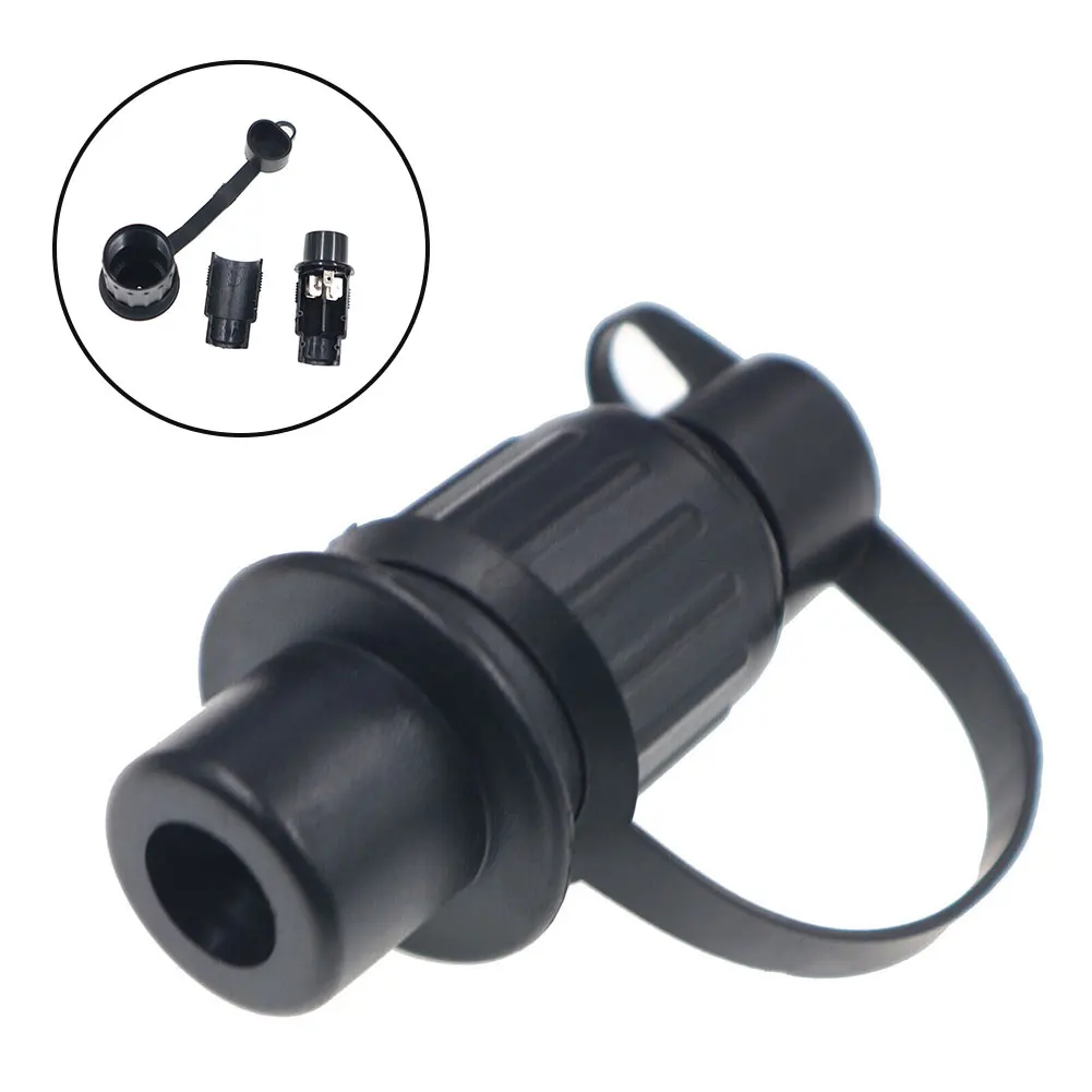 

12V 3Pins Electrical Cable Connector Plug Socket For Trailer Caravan Truck 3Pin Connects Tail, Brake, Reverse, Turn Signals