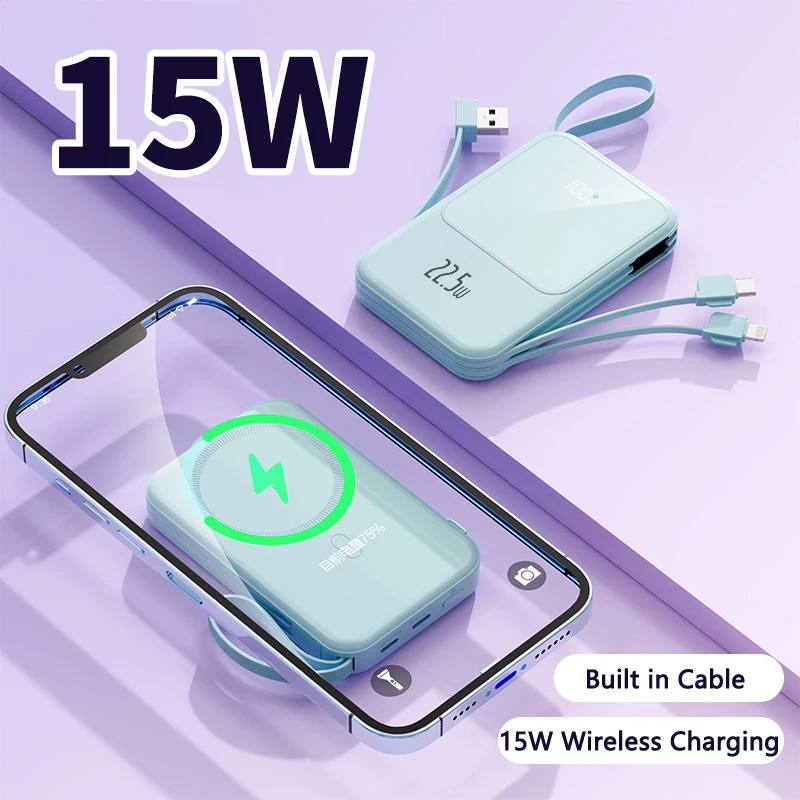 20000mAh Magsafe Battery Pack Power Bank Magnetic Wireless Powerbank Fast Charging for iPhone 15 14 Samsung Xiaomi 14 Poverbank
20000mAh Magsafe Battery Pack Power Bank Magnetic Wireless Powerbank Fast Charging for iPhone 15 14 Samsung Xiaomi 14 Poverbank