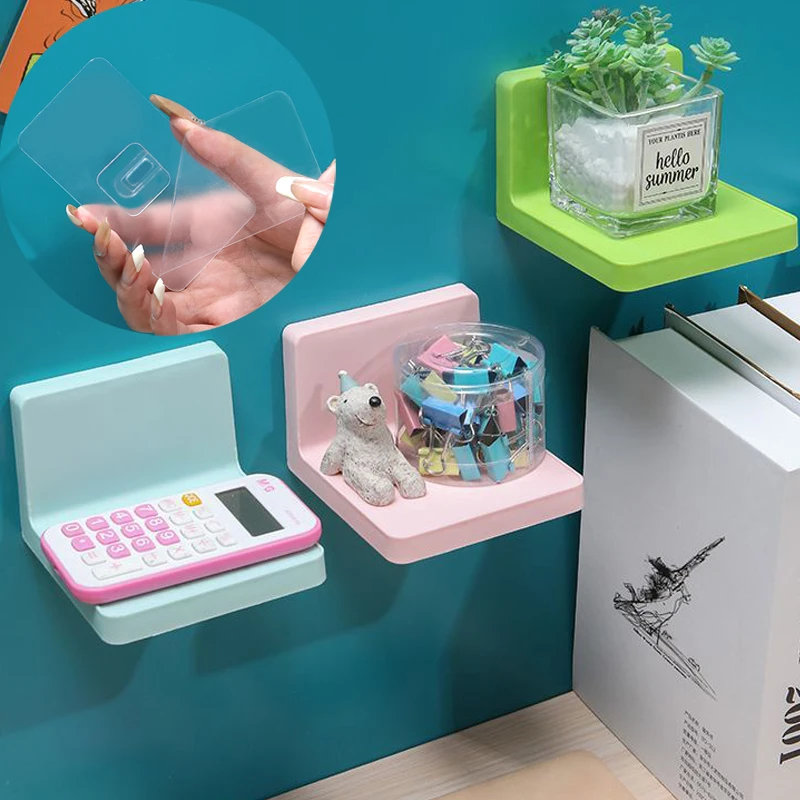 Wall Mounted Shelf Without Drilling Bathroom Sundries Storage Rack Shelves Plastic Kitchen Seasoning Holder Office Supplies Rack
Wall Mounted Shelf Without Drilling Bathroom Sundries Storage Rack Shelves Plastic Kitchen Seasoning Holder Office Supplies Rack