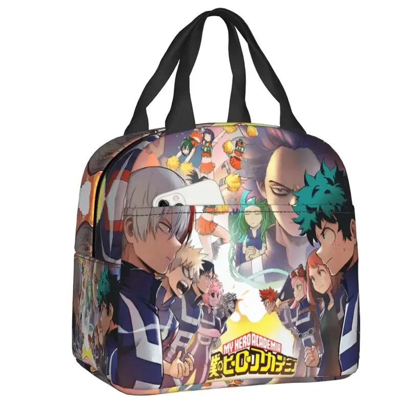 My Hero Academia Showdown Insulated Lunch Bag for Outdoor Picnic Cooler Thermal Bento Box Women Kids Food Container Tote Bags
My Hero Academia Showdown Insulated Lunch Bag for Outdoor Picnic Cooler Thermal Bento Box Women Kids Food Container Tote Bags