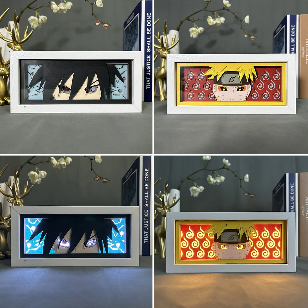 Animation Naruto Paper Cuttings Lamp Toy Led Paper Carving Night Light Uchiha Hatake Character 3d Lamp Picture Frame Decoration
Animation Naruto Paper Cuttings Lamp Toy Led Paper Carving Night Light Uchiha Hatake Character 3d Lamp Picture Frame Decoration