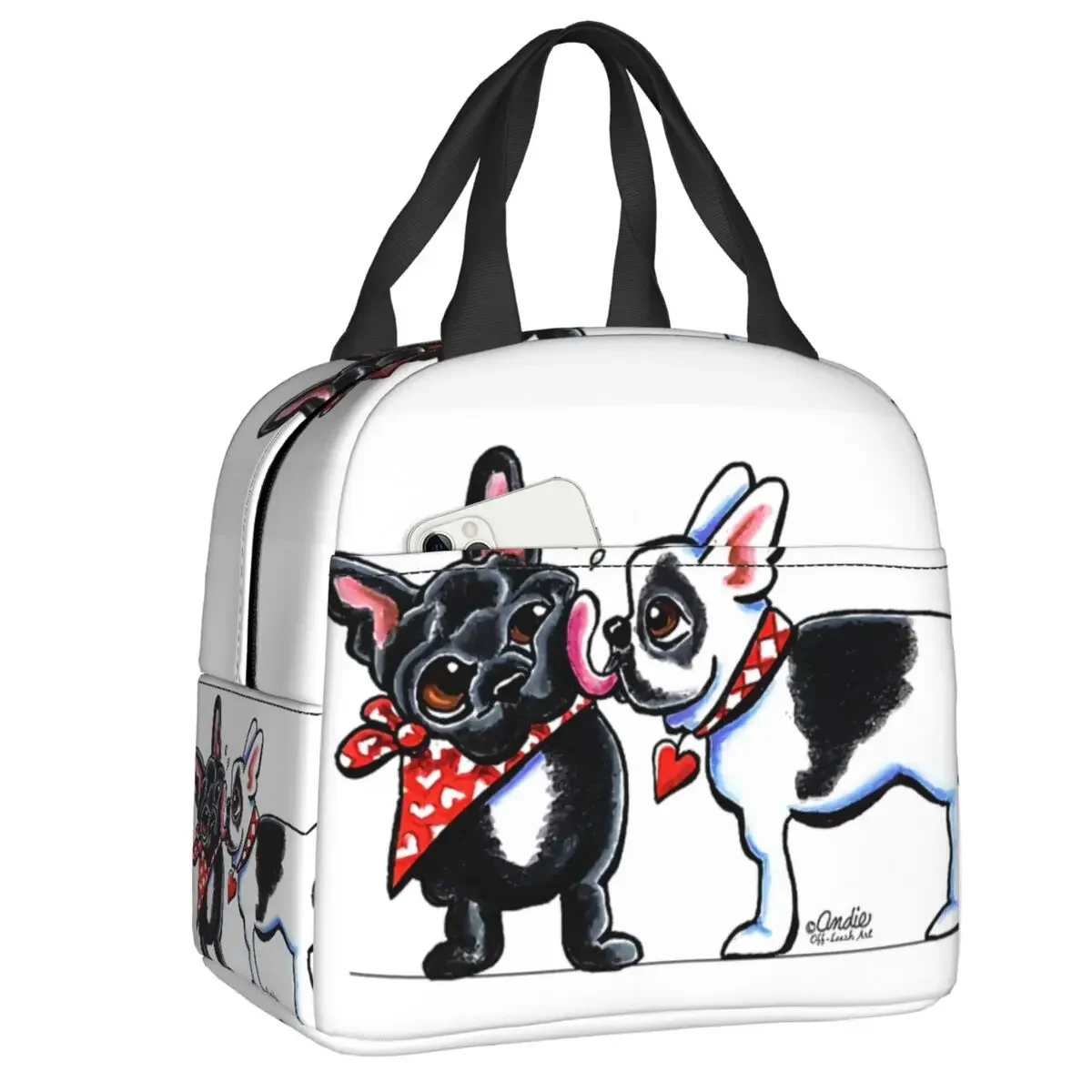 2024 French Kiss Insulated Lunch Tote Bag for Women Bulldog Dog Lover Portable Cooler Thermal Bento Box Kids School Children
2024 French Kiss Insulated Lunch Tote Bag for Women Bulldog Dog Lover Portable Cooler Thermal Bento Box Kids School Children