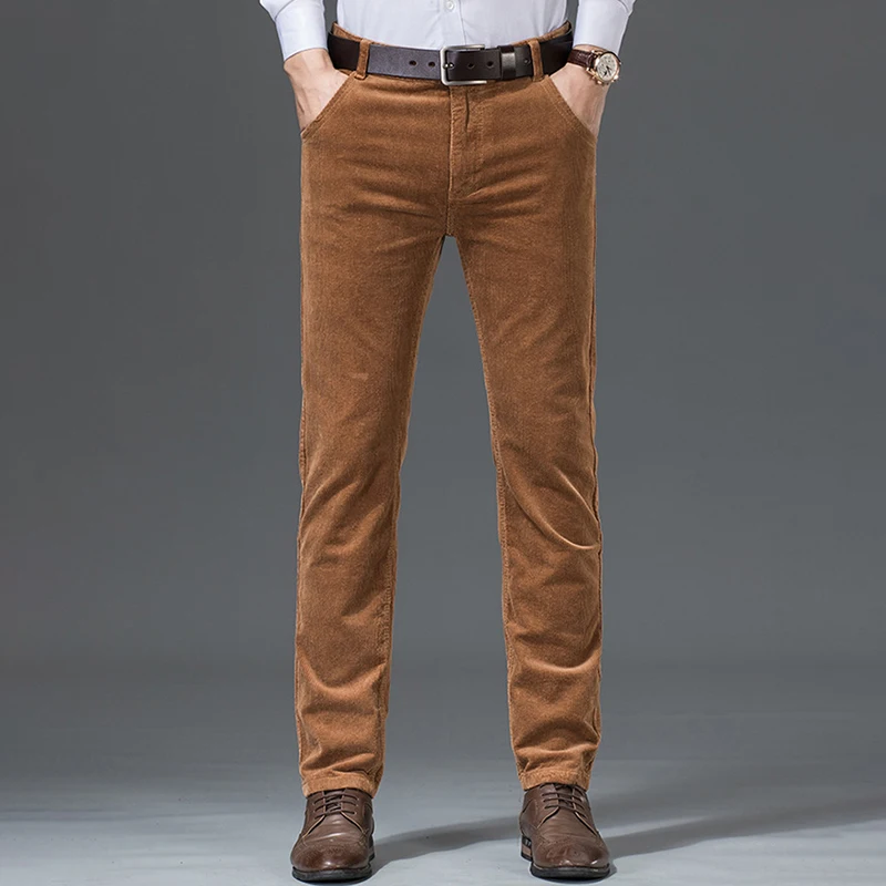 2023 Autumn Winter Elastic Fashion Thick Corduroy Pants Men Business Loose Straight Midlife Pants Jogger Trousers Male Plus size
2023 Autumn Winter Elastic Fashion Thick Corduroy Pants Men Business Loose Straight Midlife Pants Jogger Trousers Male Plus size