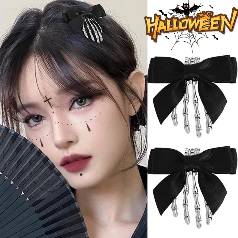 Готические Заколки для волос в виде черепа с когтями для женщин в стиле панк Y2K Красивая Черная шпилька для волос с бантом аксессуары для волос для девушек головной убор
Готические Заколки для волос в виде черепа с когтями для женщин в стиле панк Y2K Красивая Черная шпилька для волос с бантом аксессуары для волос для девушек головной убор