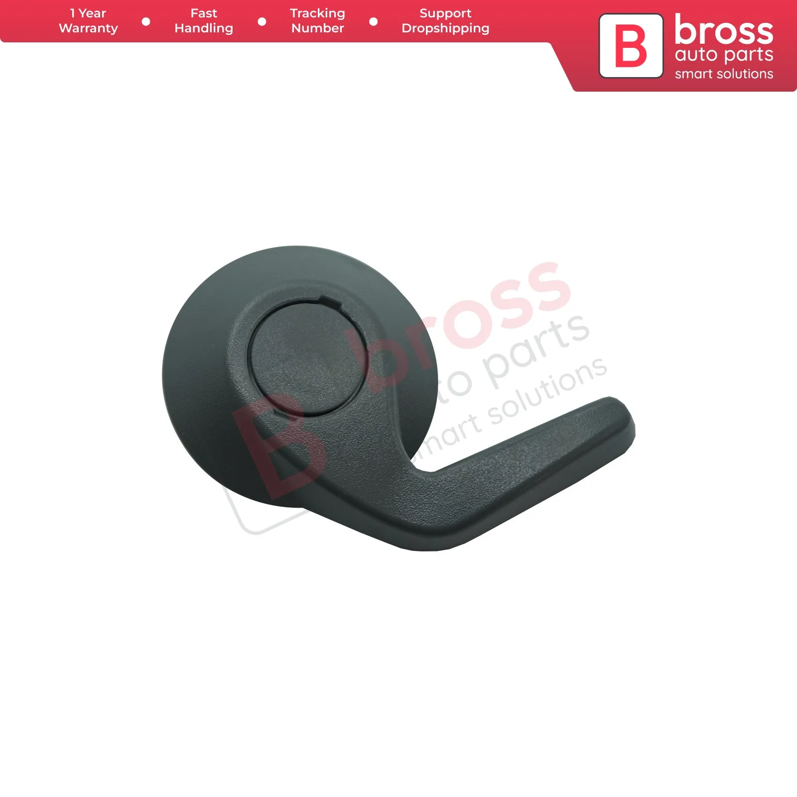 

Bross Auto Parts BDP620-1 Seat Handle Adjustment Grip Lever Front Left Seat 7701209971 GRAY COLOR for Renault Kangoo MK2 2008-on