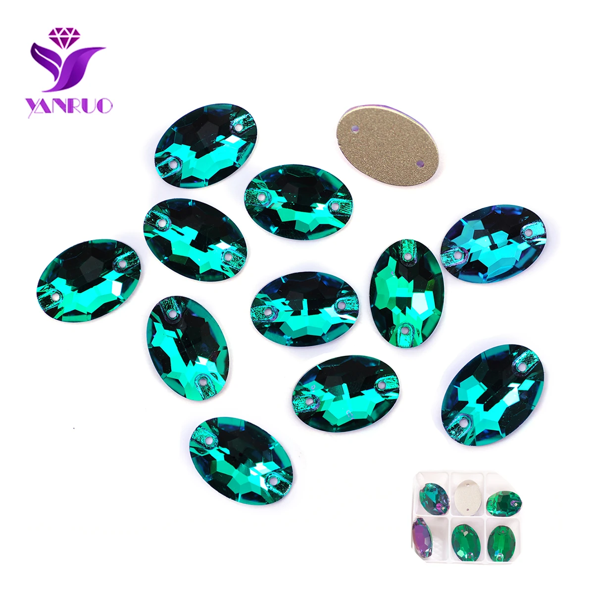 YANRUO 3210 Oval Emerald Sew On Rhinestones Sew On Stones Glass Sewn Rhinestone Stones For Clothes Wedding Dress
YANRUO 3210 Oval Emerald Sew On Rhinestones Sew On Stones Glass Sewn Rhinestone Stones For Clothes Wedding Dress