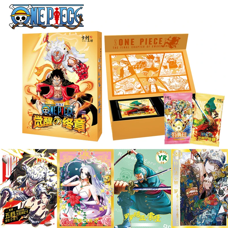 

NEW Genuine One Piece Cards The Final Chapter of Awakening Rare Animation Soundtrack Special Card Game Collectibles Child Toys