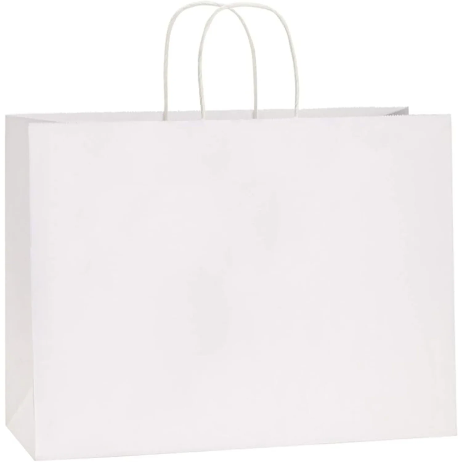 

100Pcs 16x6x12 Inches Kraft Paper Bags with Handles Bulk Gift Bags Shopping Bags for Grocery, 100% Recyclable Large