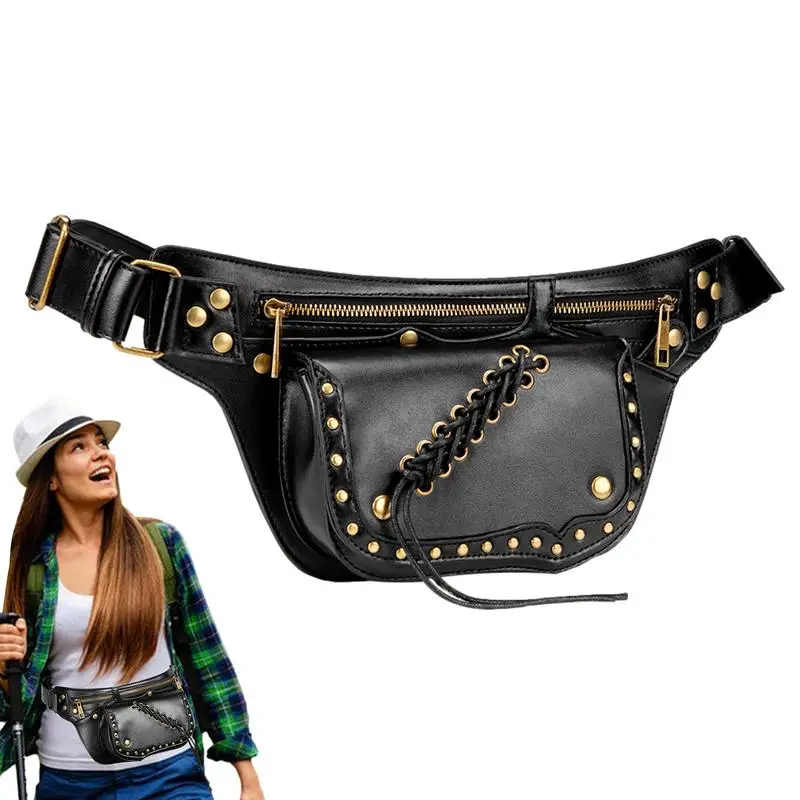

Belt Bag Fanny Pack Steampunk Waist Pouch Travel Chest Pack Sling Bag Fanny Pack For Women Crossbody Bags For Hiking Beach Work