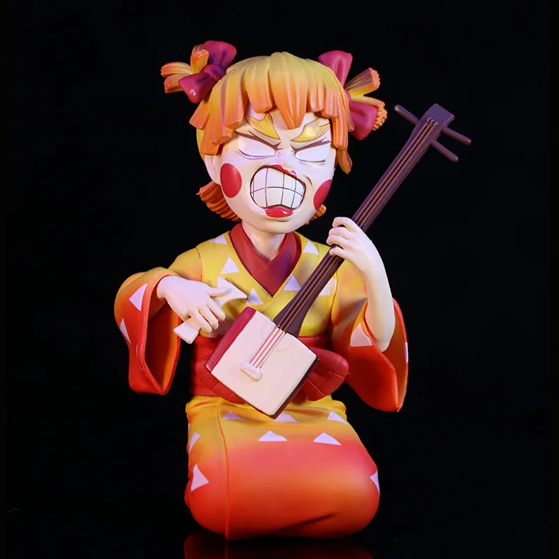 

Экшн-фигурка из аниме «рассекающий демонов», фигурка киметасу no Yaiba Zenitsu Agatsuma, фигурка с цветами, уличная красота, коллекционная кукла, игрушки