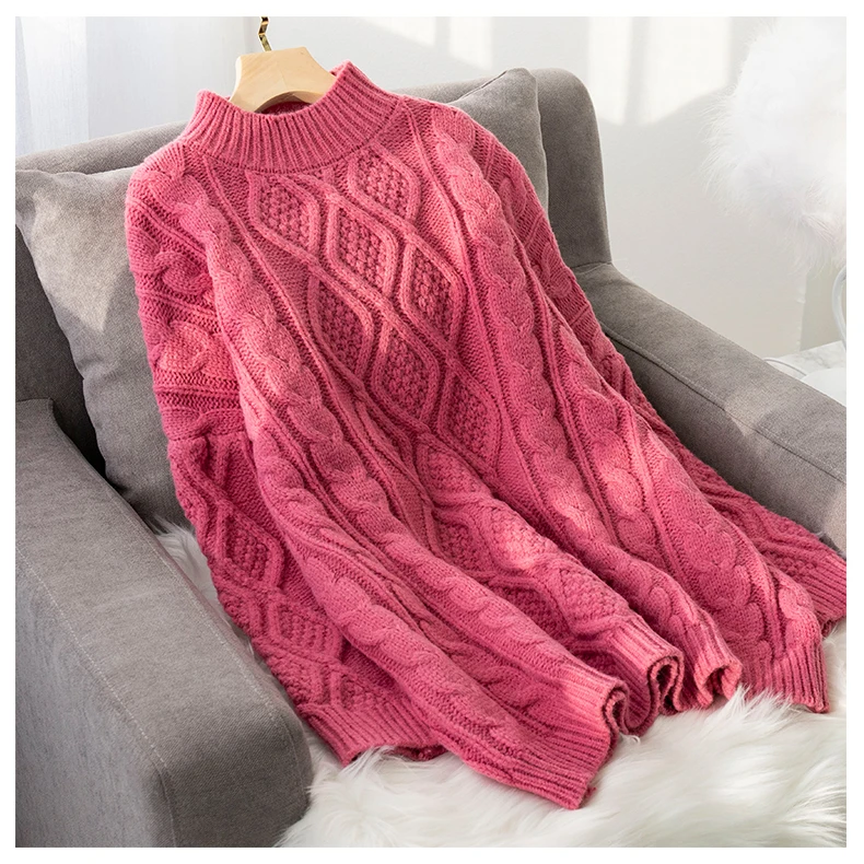 Women's Autumn Winter Pullover Sweater Casual Solid Color Argyle Pattern Jumpers Lady Casual Long Sleeve Sweater Top
Women's Autumn Winter Pullover Sweater Casual Solid Color Argyle Pattern Jumpers Lady Casual Long Sleeve Sweater Top
