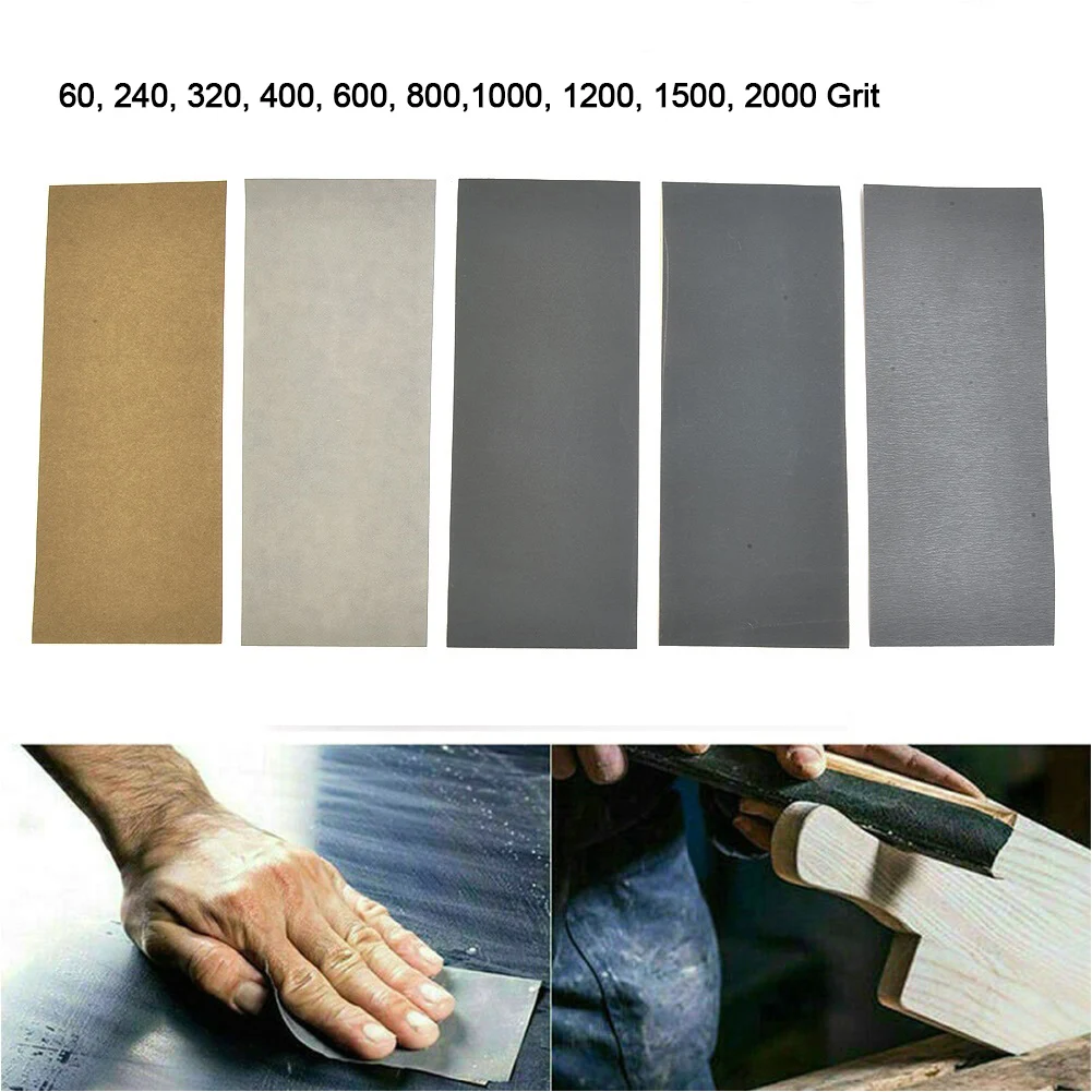 20pc Sandpaper Set 60-2000 Grit Sanding Paper Water/Dry Abrasive SandPapers For Wood Metal Polishing Automotive Tool
20pc Sandpaper Set 60-2000 Grit Sanding Paper Water/Dry Abrasive SandPapers For Wood Metal Polishing Automotive Tool