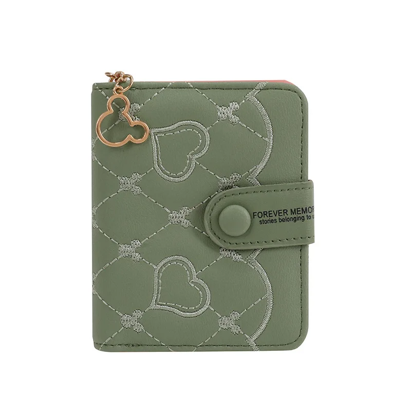 Disney Purse Ladies Short Purse Fashion Mickey Embroidery Embroidery Student Card Bag Girls Cute Heart Fashion Coin Purse Bag
Disney Purse Ladies Short Purse Fashion Mickey Embroidery Embroidery Student Card Bag Girls Cute Heart Fashion Coin Purse Bag