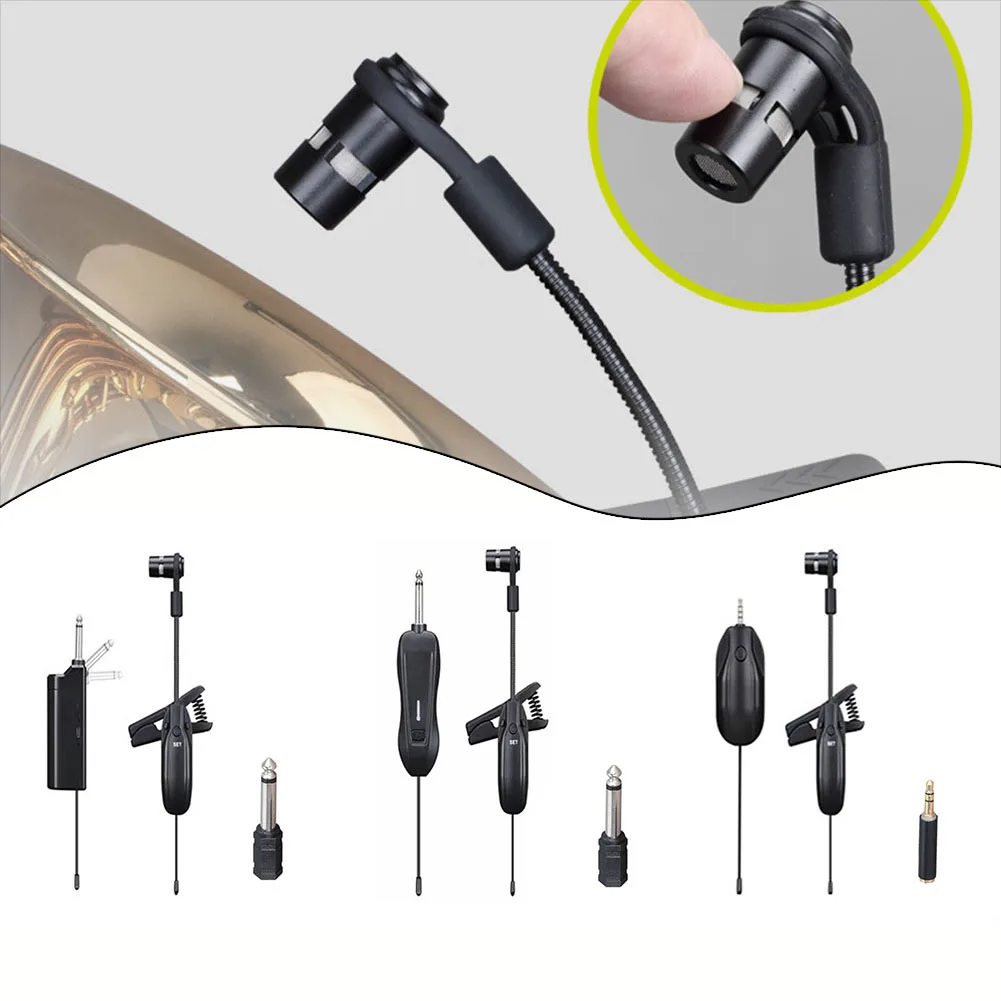 Saxophone Microphone Receiver Transmitter System For Sax Trumpet 6.35 3.5mm Plug Wireless Microphone Musical Instruments
Saxophone Microphone Receiver Transmitter System For Sax Trumpet 6.35 3.5mm Plug Wireless Microphone Musical Instruments