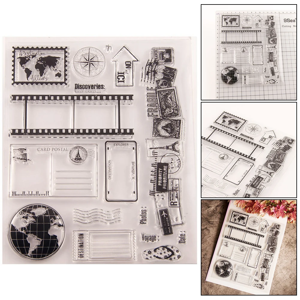 Clear Rubber Stamp Travel Theme Seal Reusable For Greeting Cards Scrapbooking Labels Packaging Making Personalized Ornaments
Clear Rubber Stamp Travel Theme Seal Reusable For Greeting Cards Scrapbooking Labels Packaging Making Personalized Ornaments