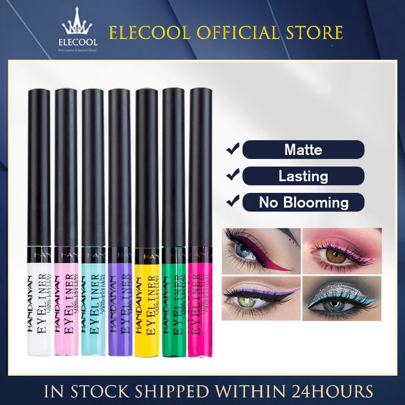 

Light Neon Eyeliner Pen Eyes Makeup Red Waterproof Liquid Color Eye Liner Pencil Make Up Cosmetics Yellow Matte Purple Pen