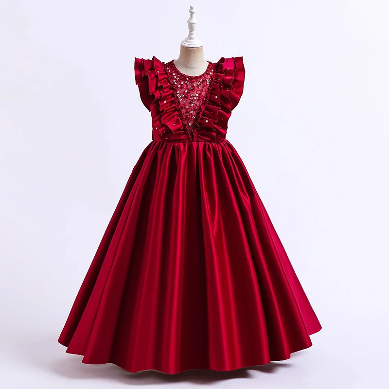 2023 Teenage Girls Grad Night Long Dress Kids Beading Satin Maxi Ball Gown for Gala Children Elegant Hostess Dresses Girl Frocks
2023 Teenage Girls Grad Night Long Dress Kids Beading Satin Maxi Ball Gown for Gala Children Elegant Hostess Dresses Girl Frocks