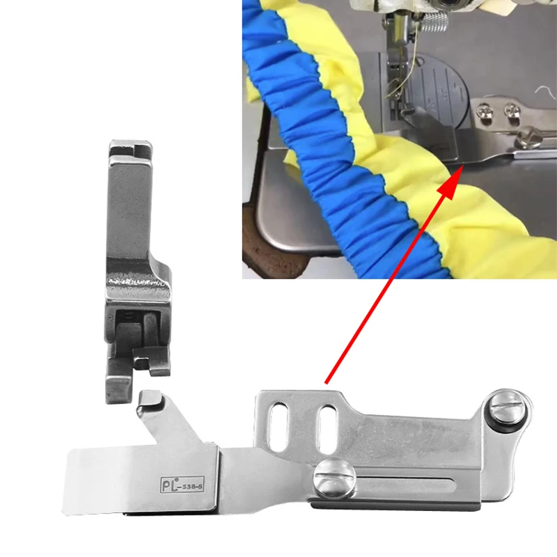 New! Waist Bag Activity Rubber Band Puller Attachment / Upper Waist and Elastic Folder Binder for Industrial Sewing Machine
New! Waist Bag Activity Rubber Band Puller Attachment / Upper Waist and Elastic Folder Binder for Industrial Sewing Machine