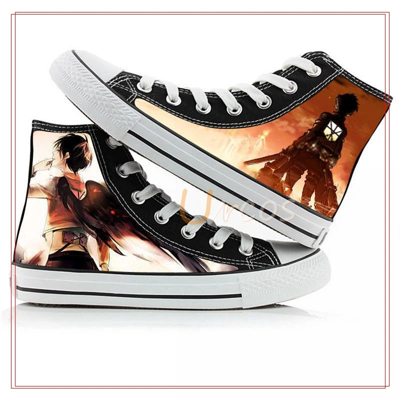 Anime Shingeki no Kyojin Cosplay Print Canvas Shoes Attack On Titan Eren Jaeger High Top Canvas Sneakers Casual Shoes
Anime Shingeki no Kyojin Cosplay Print Canvas Shoes Attack On Titan Eren Jaeger High Top Canvas Sneakers Casual Shoes