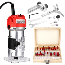 Multifunctional Electric Trimmer Portable Edge Banding Universal Compact Router Small Manual Woodworking Trimming Machine 110V
Multifunctional Electric Trimmer Portable Edge Banding Universal Compact Router Small Manual Woodworking Trimming Machine 110V