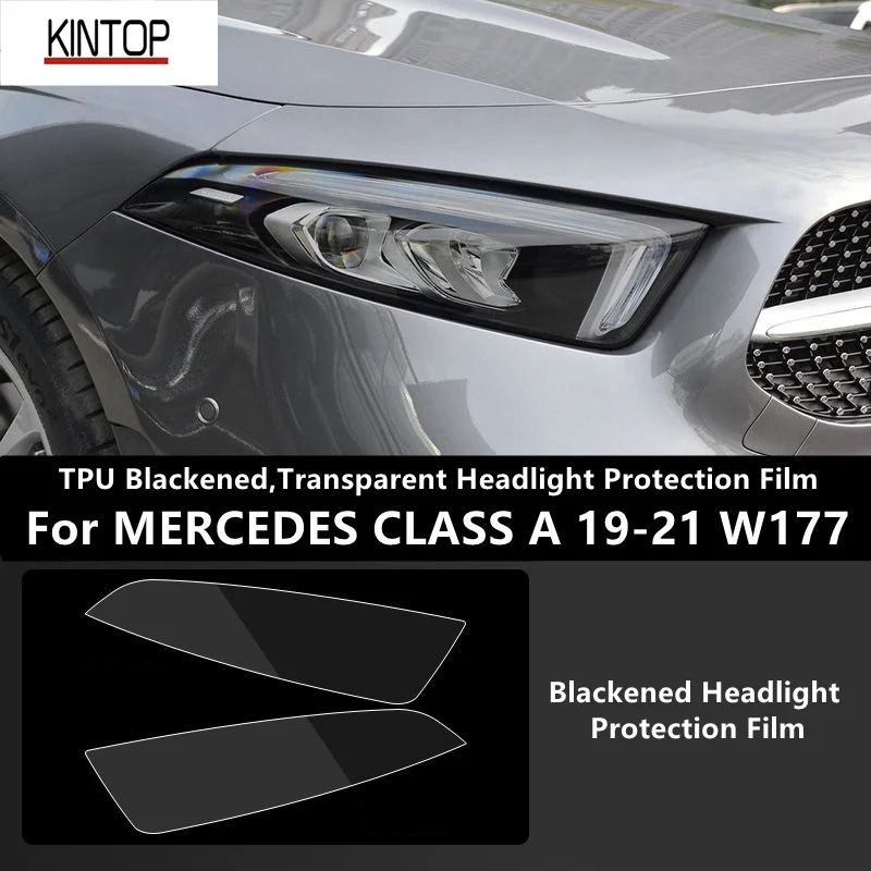 For MERCEDES CLASSE A 19-21 W177 TPU Blackened,Transparent Headlight Protective Film, Headlight Protection, Film Modification
For MERCEDES CLASSE A 19-21 W177 TPU Blackened,Transparent Headlight Protective Film, Headlight Protection, Film Modification