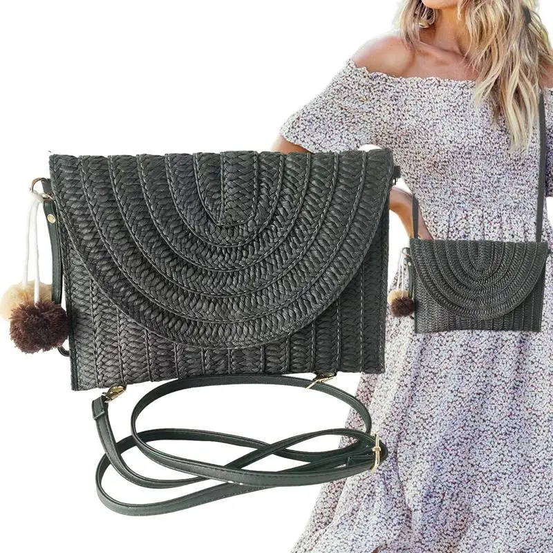 Women Straw Bag Women Handbags Purse Portable Summer Beach Straw Bag Handwoven Rattan Clutch Purse For Beach Cosmetics
Women Straw Bag Women Handbags Purse Portable Summer Beach Straw Bag Handwoven Rattan Clutch Purse For Beach Cosmetics