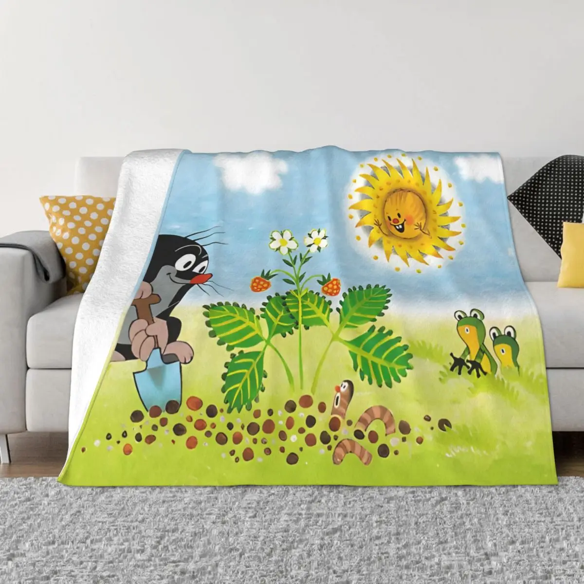 Одеяло с маленькими родинками Krtek, Фланелевое весенне-осеннее теплое постельное белье с растительным цветком
Одеяло с маленькими родинками Krtek, Фланелевое весенне-осеннее теплое постельное белье с растительным цветком