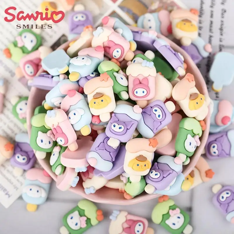 10Pcs Kawaii Ice Cream DIY Accessories Hello Kittys Sanrio Kuromi Anime Cute Phone Case Hairpin Decoration Gifts Toys for Girls
10Pcs Kawaii Ice Cream DIY Accessories Hello Kittys Sanrio Kuromi Anime Cute Phone Case Hairpin Decoration Gifts Toys for Girls
