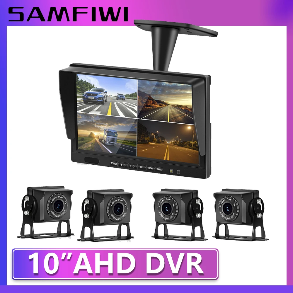 10 inch AHD 4ch Recorder DVR Car Monitor Vehicle Truck Night Vision Rear View Camera Security Surveillance Split Screen Quad
10 inch AHD 4ch Recorder DVR Car Monitor Vehicle Truck Night Vision Rear View Camera Security Surveillance Split Screen Quad