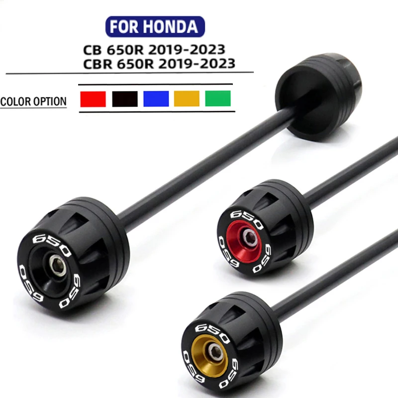 For HONDA CB650R CBR650R Motorcycle Front Wheel Fork Slider CB CBR 650R 2019-23 Wheel Axle Fork Crash Slider Wheel Hub Protector
For HONDA CB650R CBR650R Motorcycle Front Wheel Fork Slider CB CBR 650R 2019-23 Wheel Axle Fork Crash Slider Wheel Hub Protector