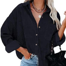 Womens Corduroy Button Down Shirts Boyfriend Long Sleeve Oversized Blouses Tops Loose Fit Shirts
Womens Corduroy Button Down Shirts Boyfriend Long Sleeve Oversized Blouses Tops Loose Fit Shirts