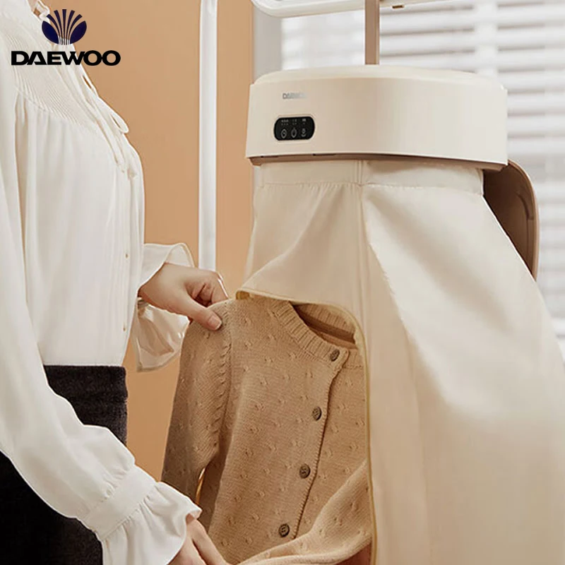 

DAEWOO портативная электрическая сушилка для одежды мини складная теплая воздушная машина для сушки детской одежды подвесная вешалка для одежды для дома